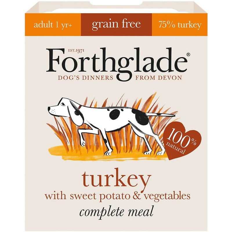 Forthglade Complete Grain Free Adult Turkey With Sweet Potato & Veg 395g