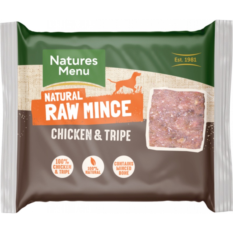 Natures Menu Mince Chicken And Tripe 400g