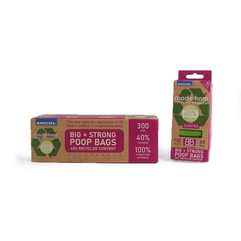 Ancol Made From Scented Giant Poop Bags Rolls 300