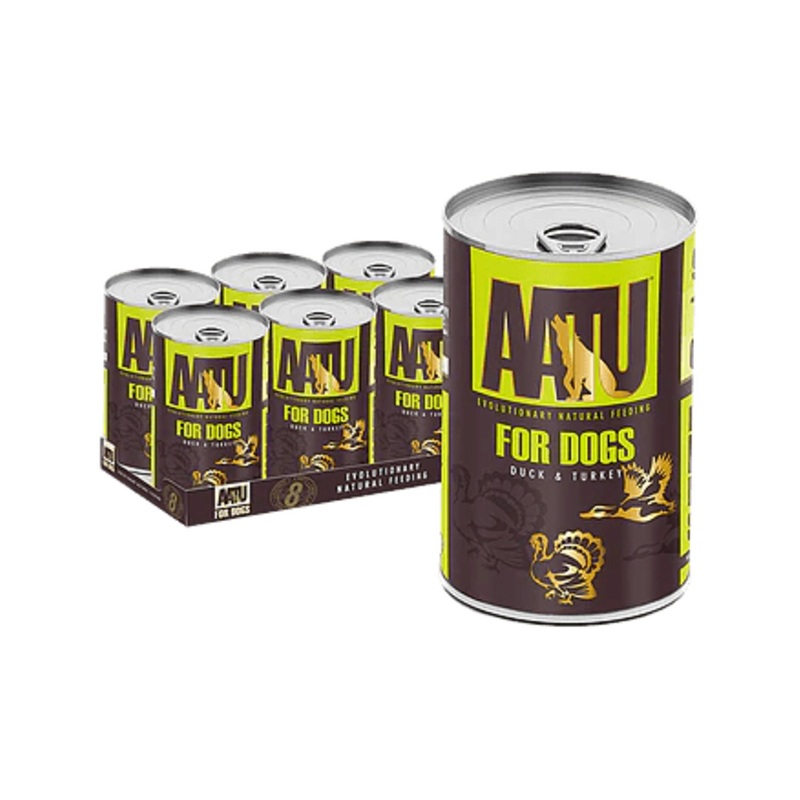 AATU Duck & Turkey Wet Dog Food 6pk