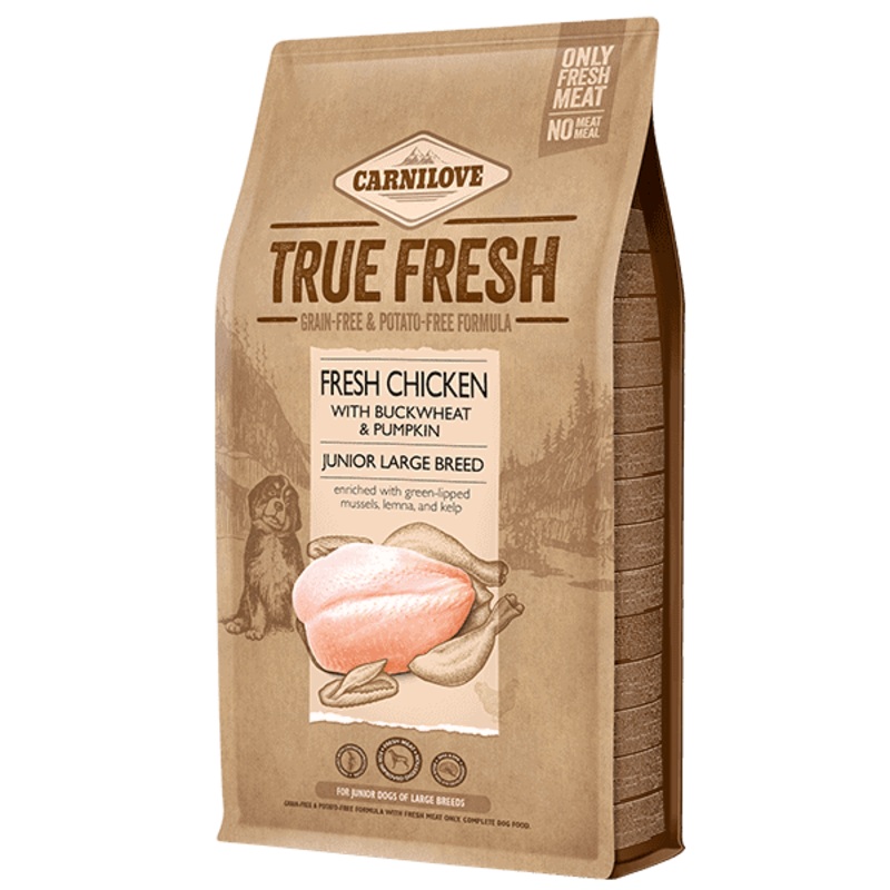 Carnilove True Fresh Chicken Junior Large Breed Dry Dog Food