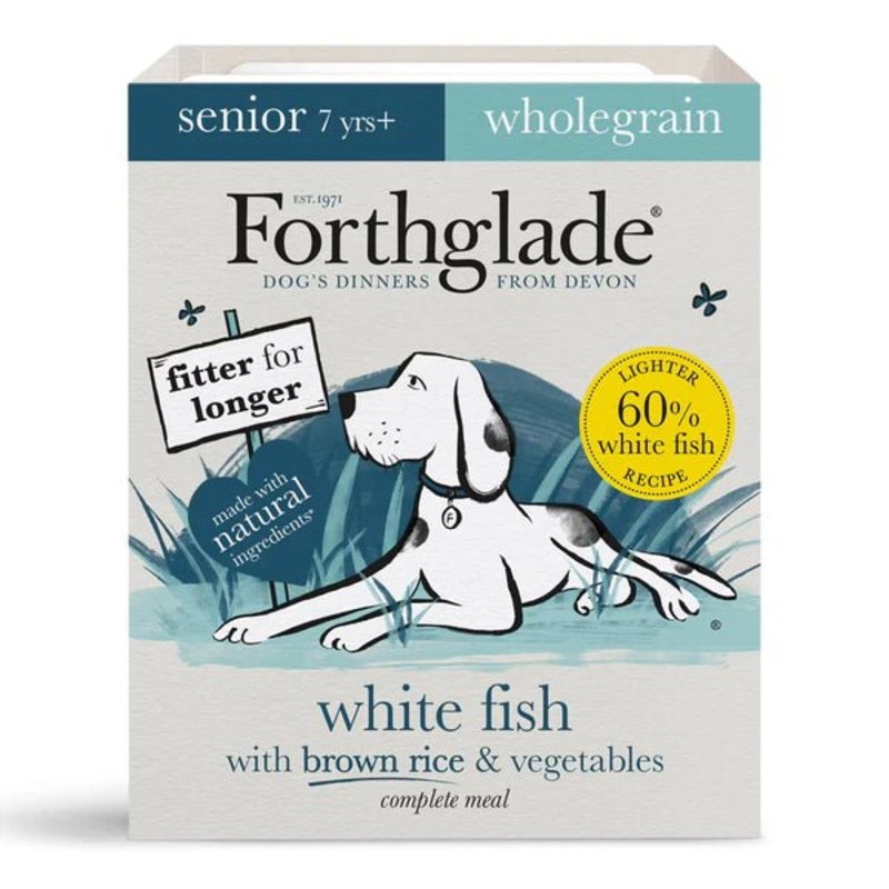 Forthglade Senior White fish with brown rice & vegetables Tray