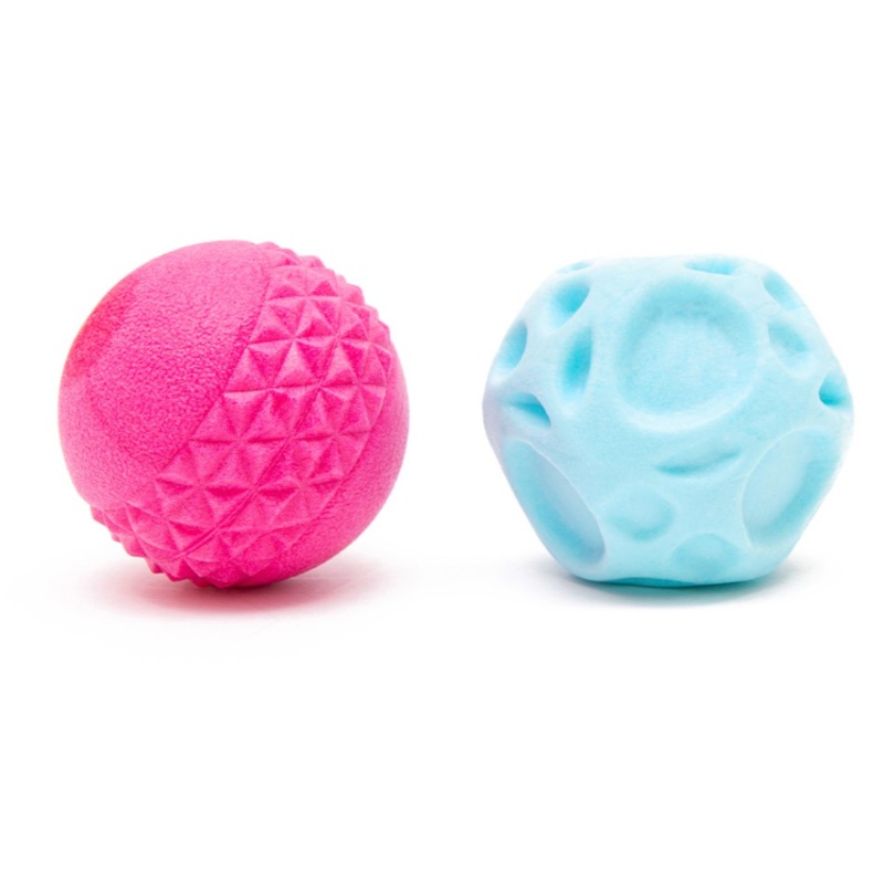 Frubba Blue Irregular Ball & Pink Diamond Ball 2pk