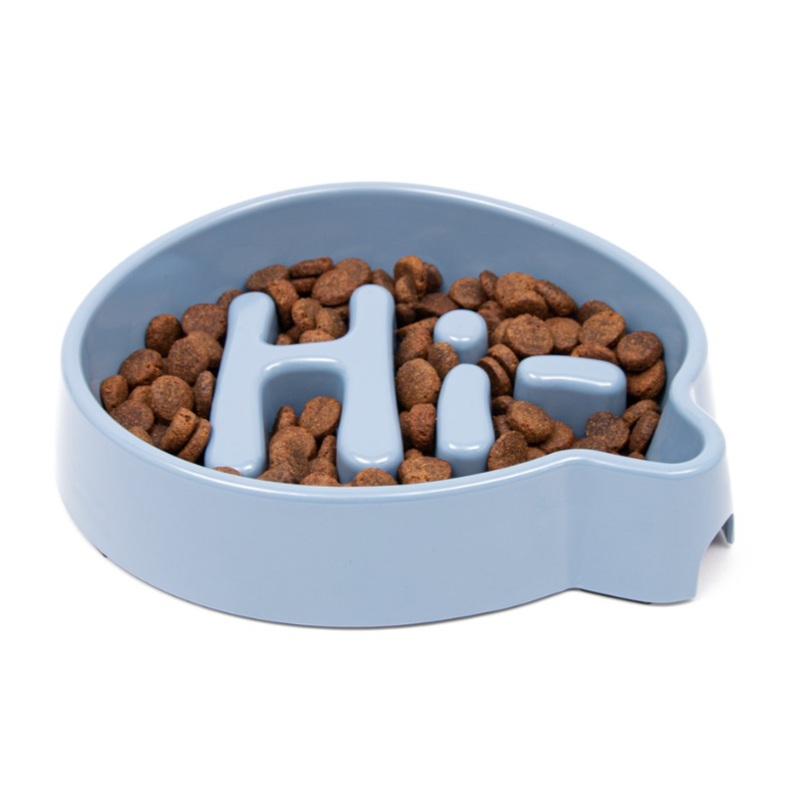G&S Blue Slow Down Hi! Bowl