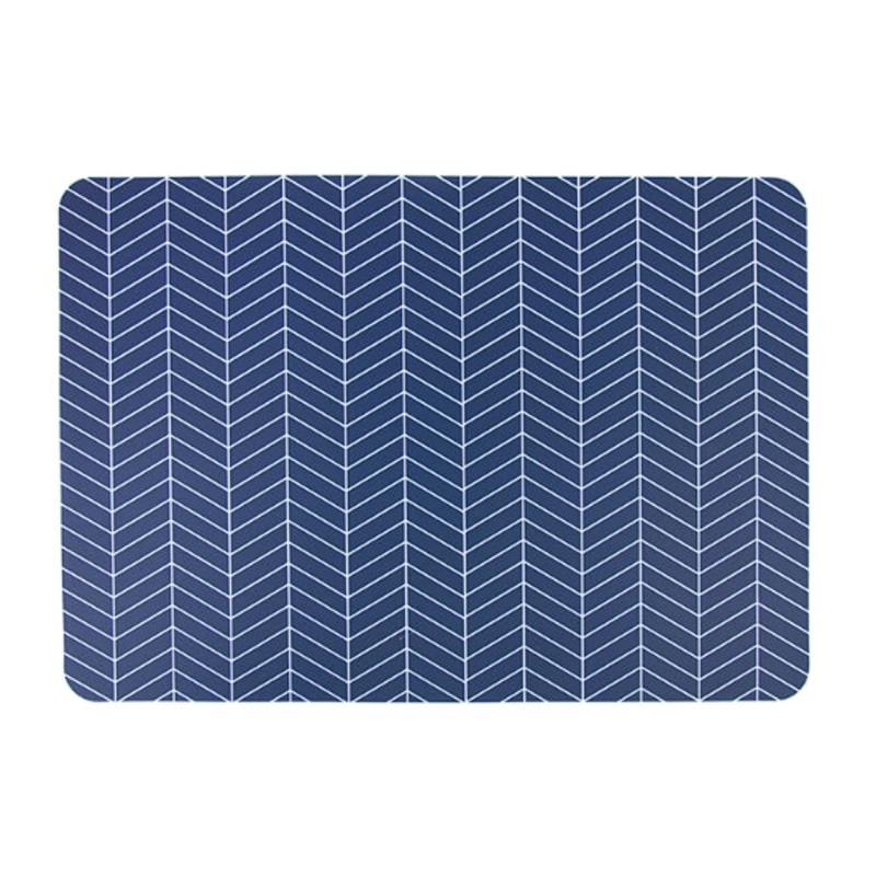 Great & Small Basic Food Blue Zigzag Mat