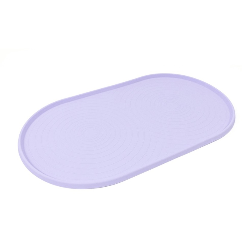 Great & Small Penrose Lilac Oval Food Mat