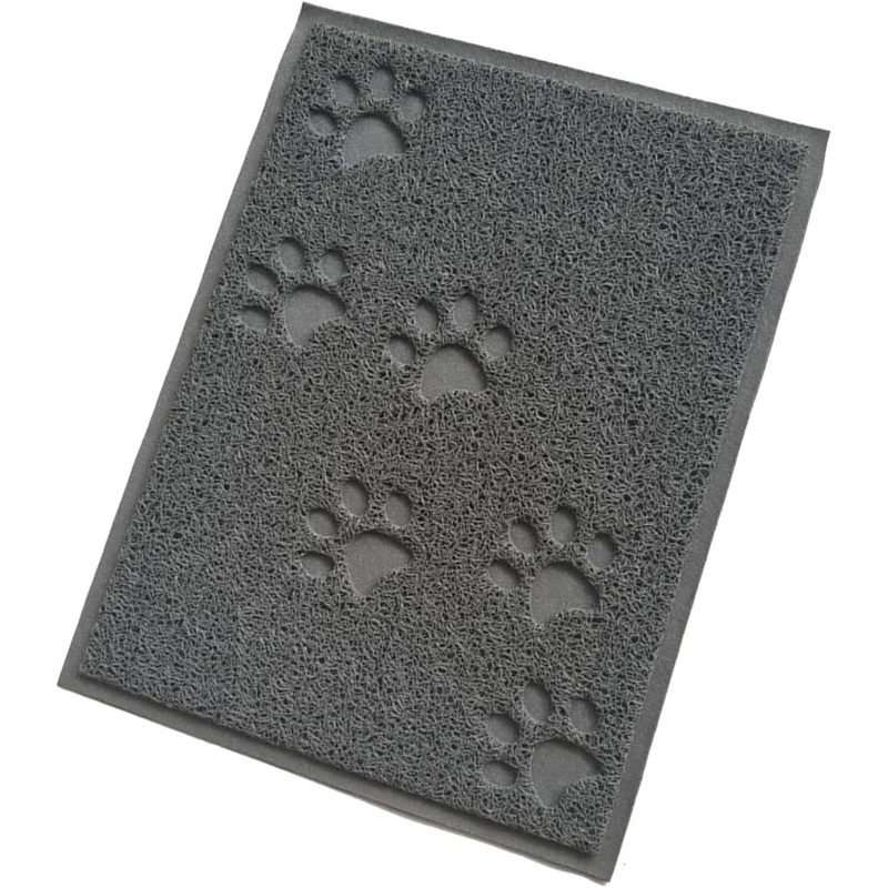Paw Print Feeding Dark Grey Placemat