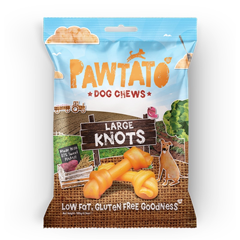 Pawtato Large Knots 180g