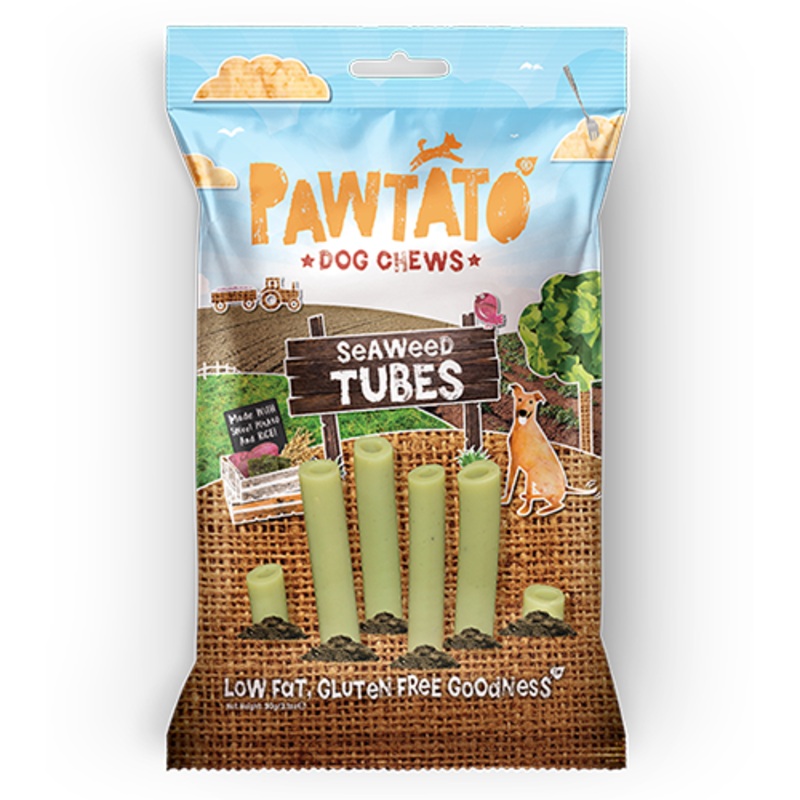 Pawtato Seaweed Tubes 90g