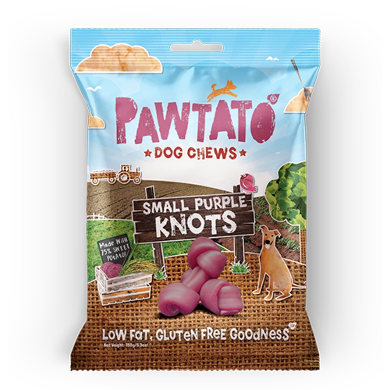 Pawtato Small Purple Knots 150g