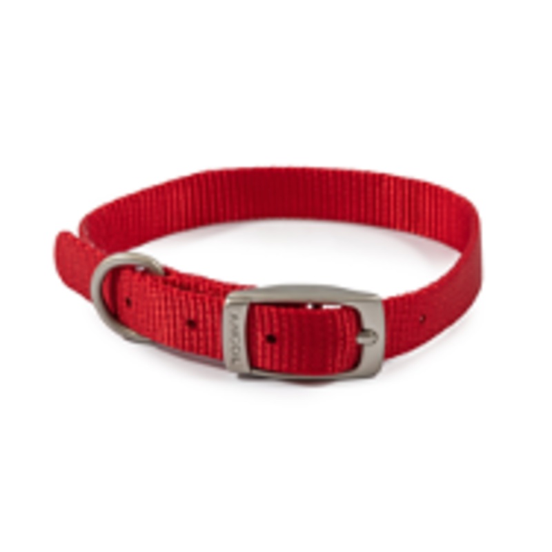 18" Ancol Nylon Collar Red Size 4