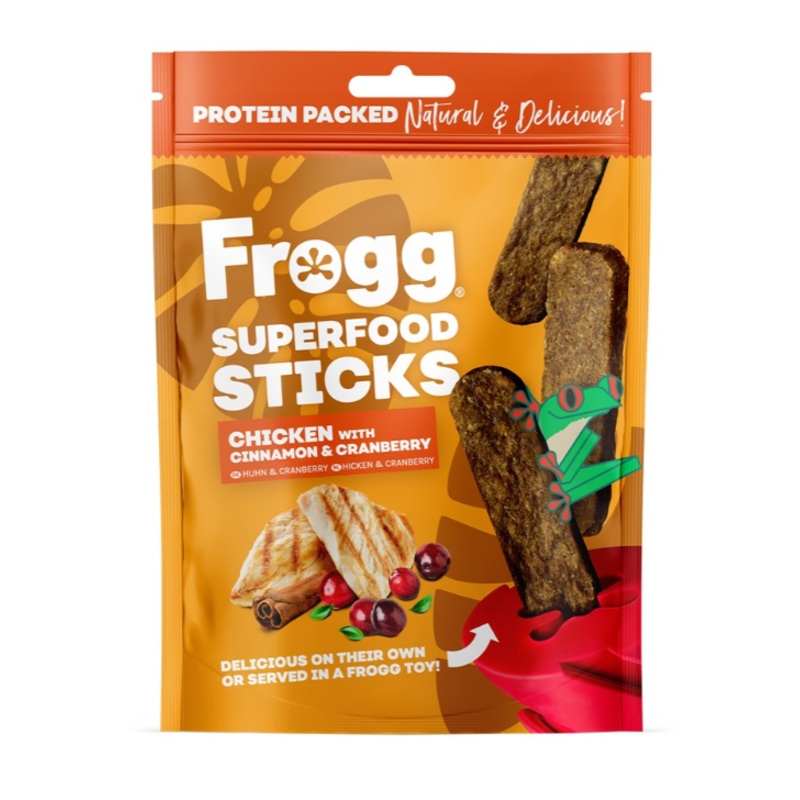 Frogg Superfood Sticks Chicken with Cranberry & Cinnamon 100g