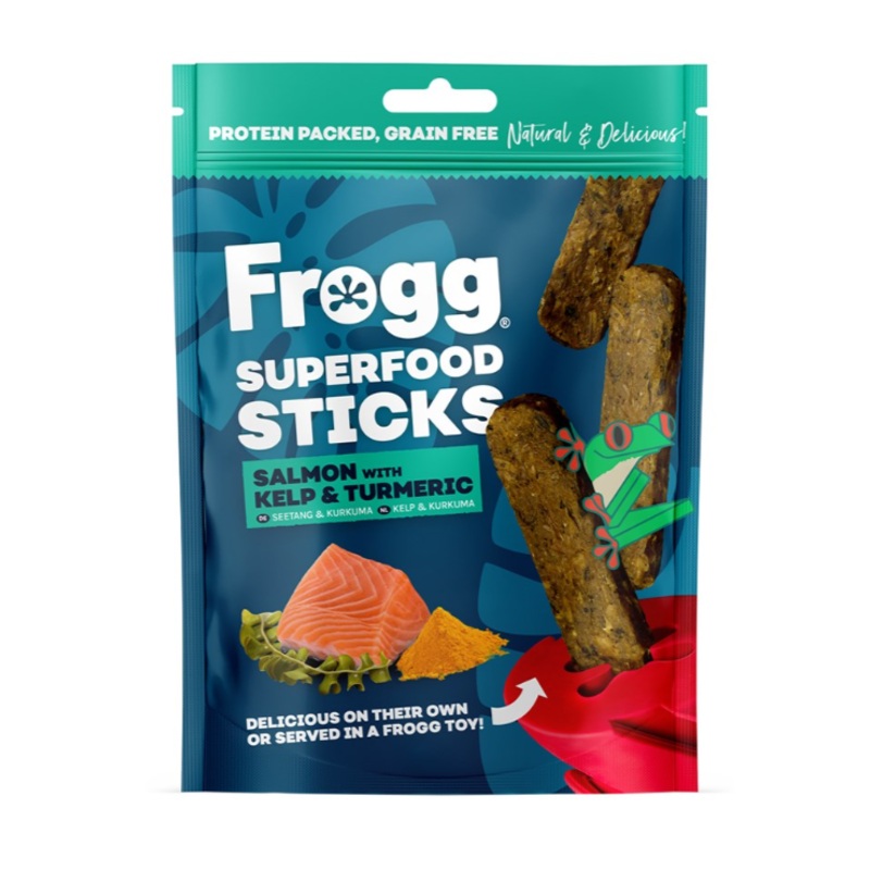 Frogg Superfood Sticks Salmon with Kelp & Turmeric 100g