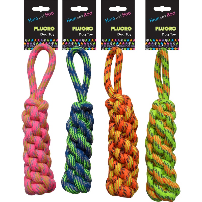 Soft Rope Bar Dog Toy With Handle