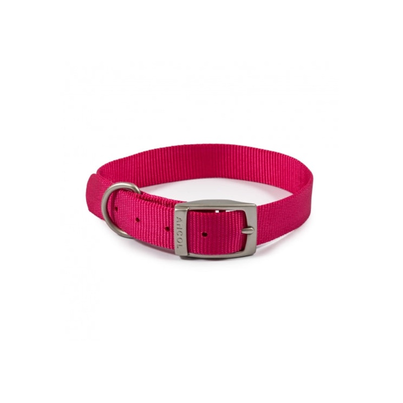 16" Ancol Nylon Collar Pink Size 3