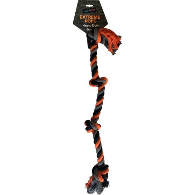 4x Knot Heavy Rope Dog Toy 85cm