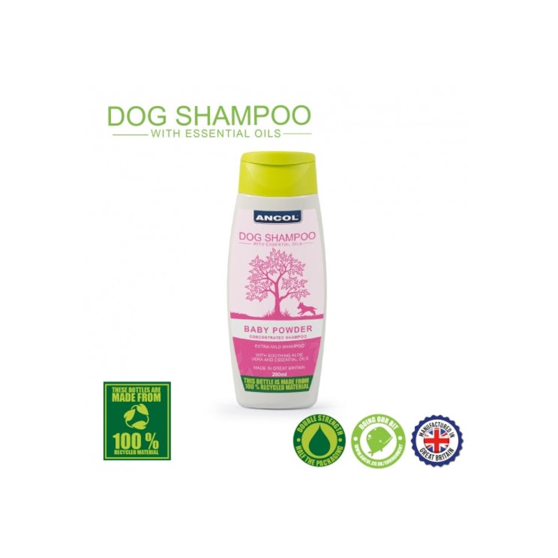 Ancol Baby Powder Scented Dog Shampoo 200ml