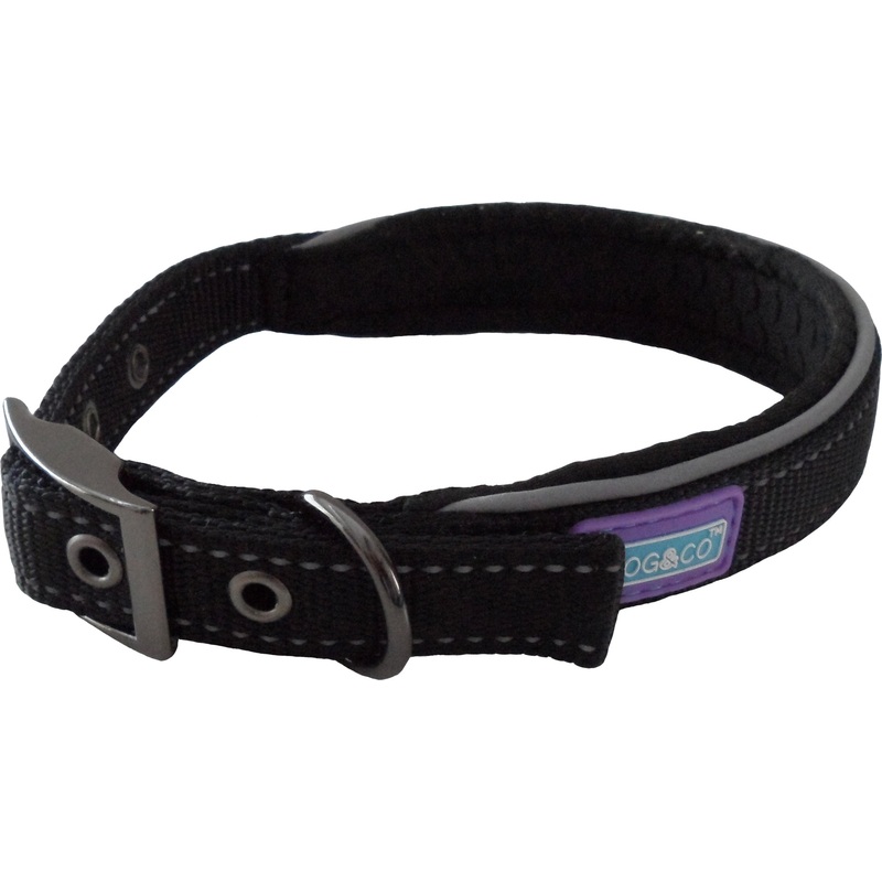 D&C Padded Collar Black Large