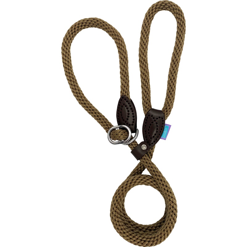 D&C Soft Rope Khaki Slip Lead 8mm 60"
