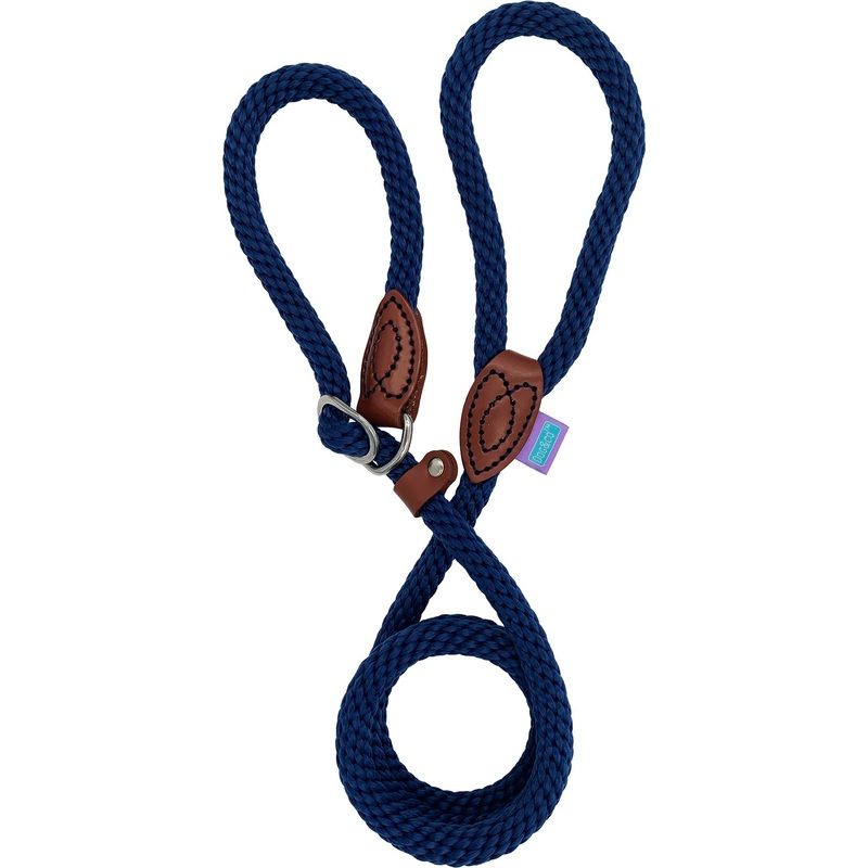 D&C Soft Rope Navy Slip Lead 8mm 60"