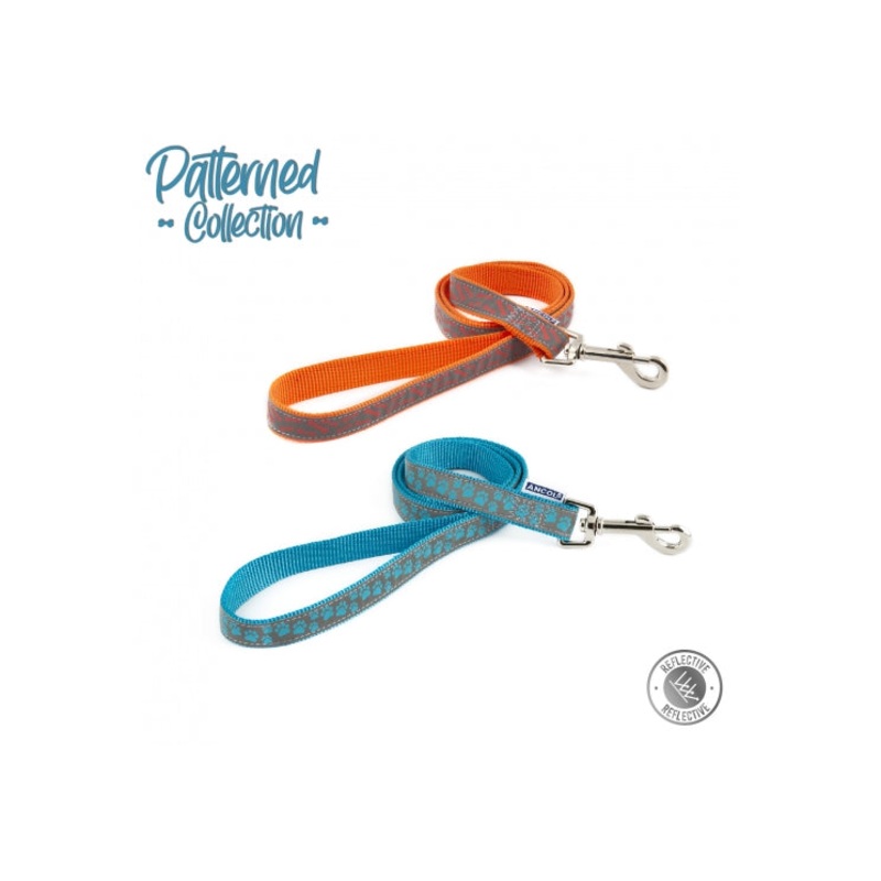 Reflective Orange Bone Lead 3/4"