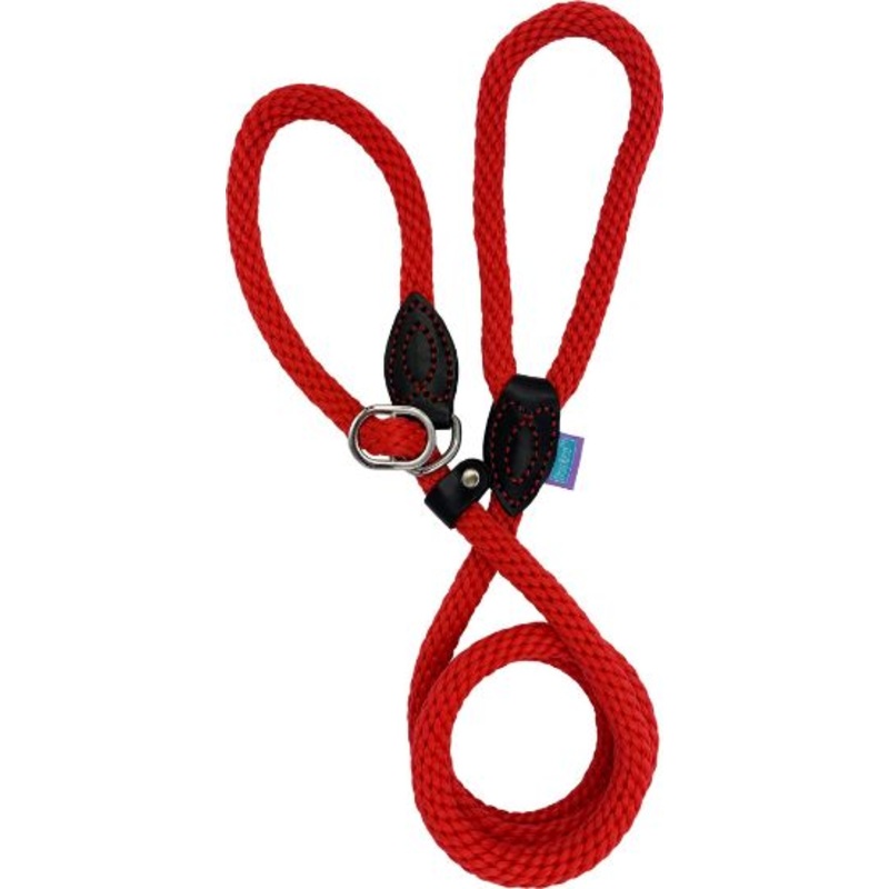 Soft Touch Rope Slip Lead Red 14mm 60"