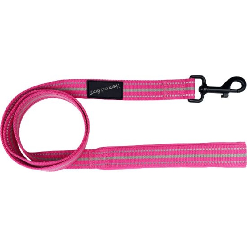 Sports Lead With Reflective Strip Bright Pink 1" x 59"