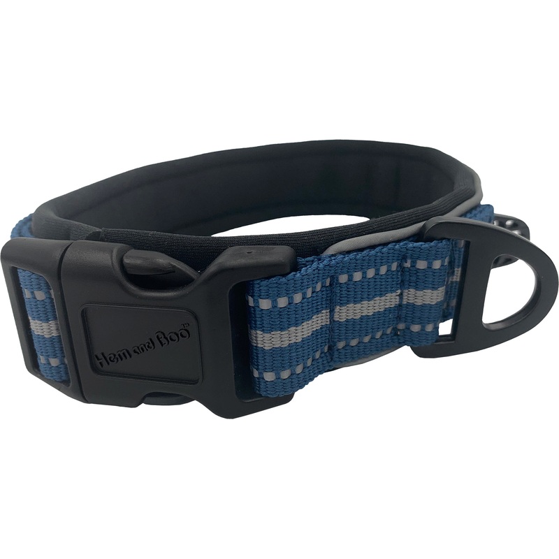Blue Padded Sports Neo Collar - Large