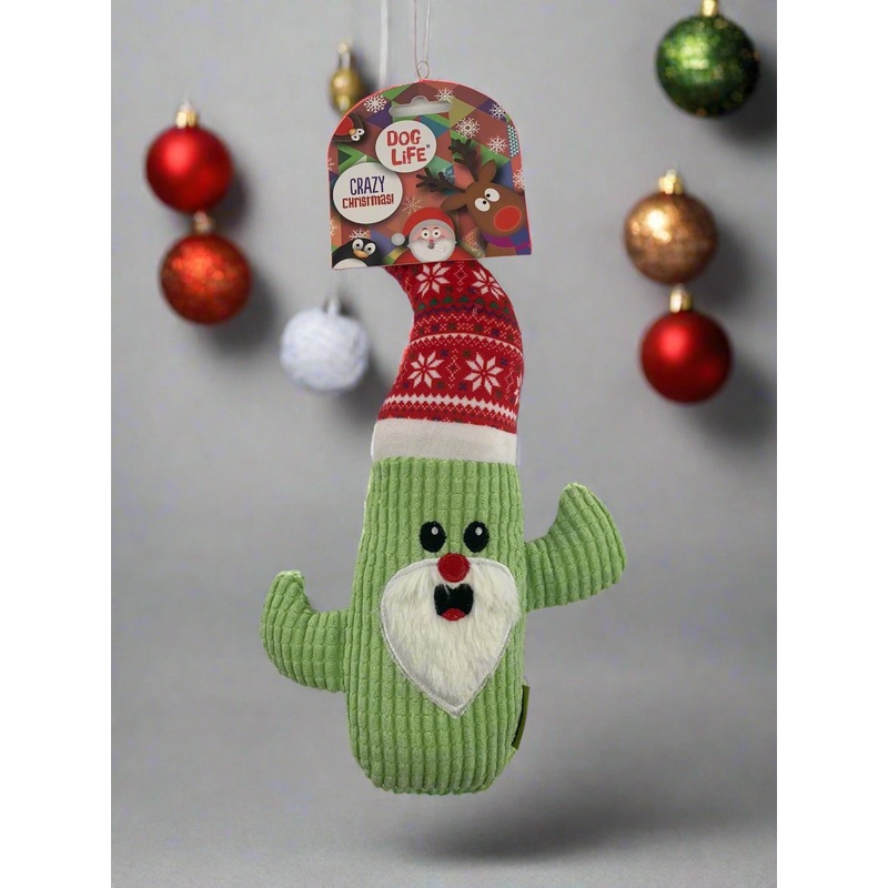 Clive Cactus Plush Dog Toy