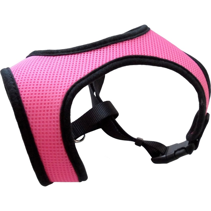 Hem&Boo Soft Mesh Harness Medium Pink