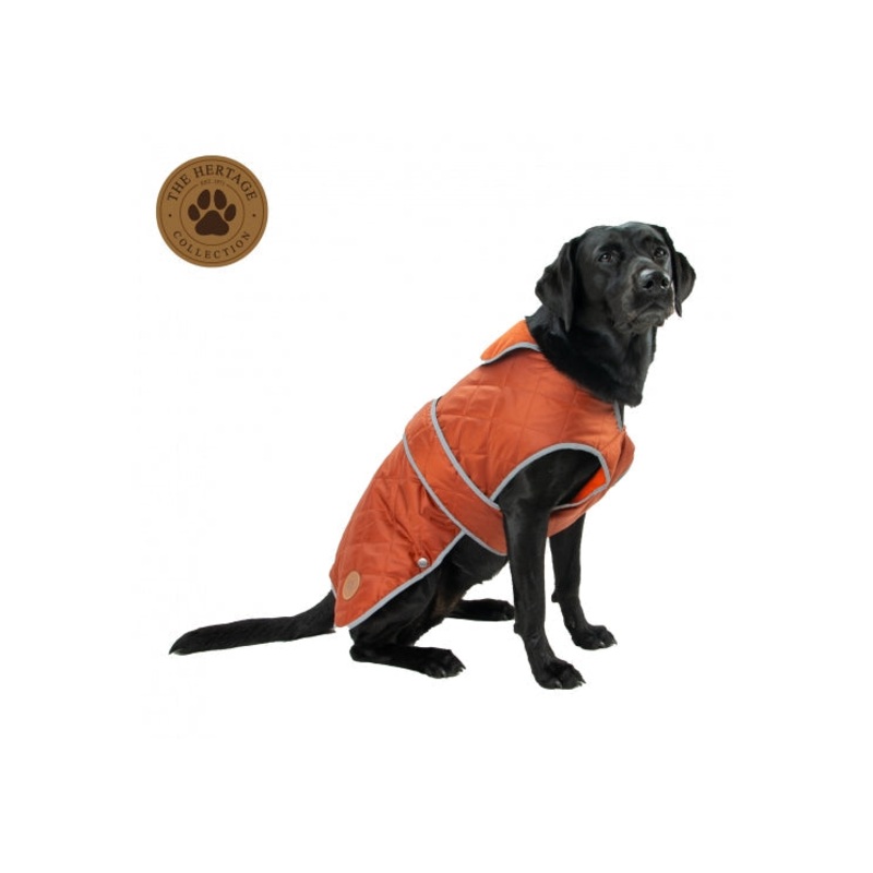 Heritage Terracotta XS Quilted Coat