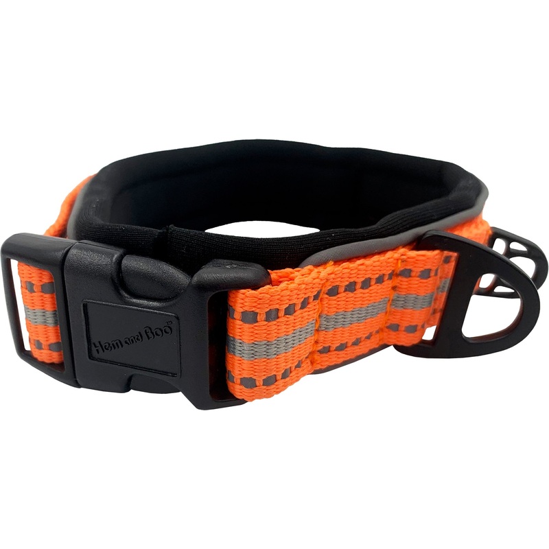 Orange Padded Sports Neo Collar - Large