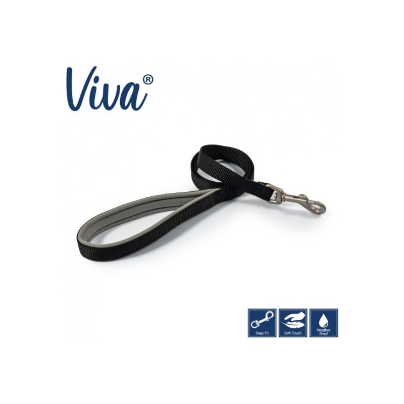 3/4" Ancol Nylon Lead Black