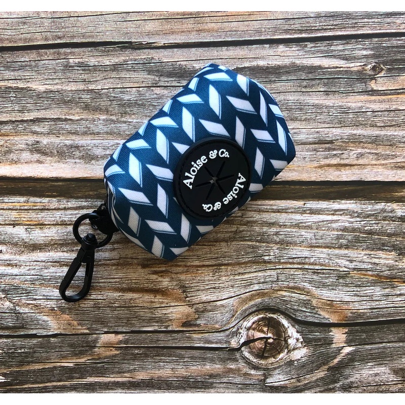 A&C Poo Bag Dispenser Handsome Herringbone