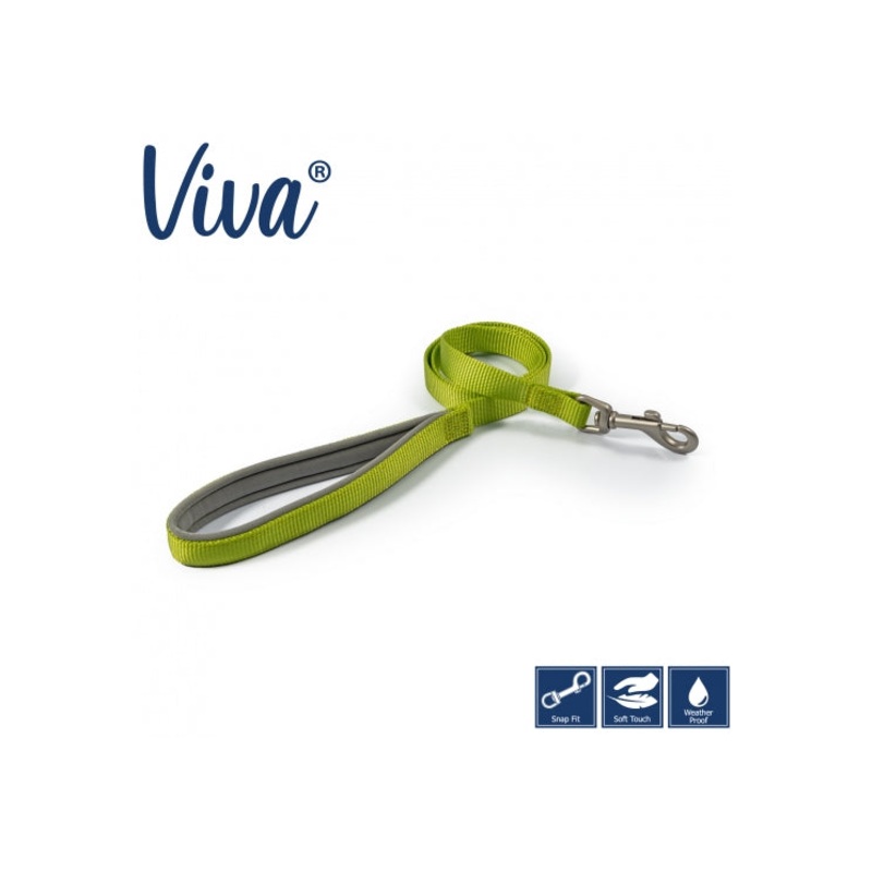 Lime 3/4" Padded Nylon Lead