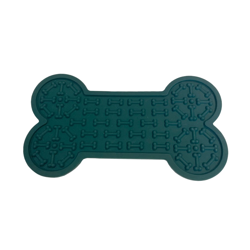 Pet Lick Mats-Silicone Bone Large Blue