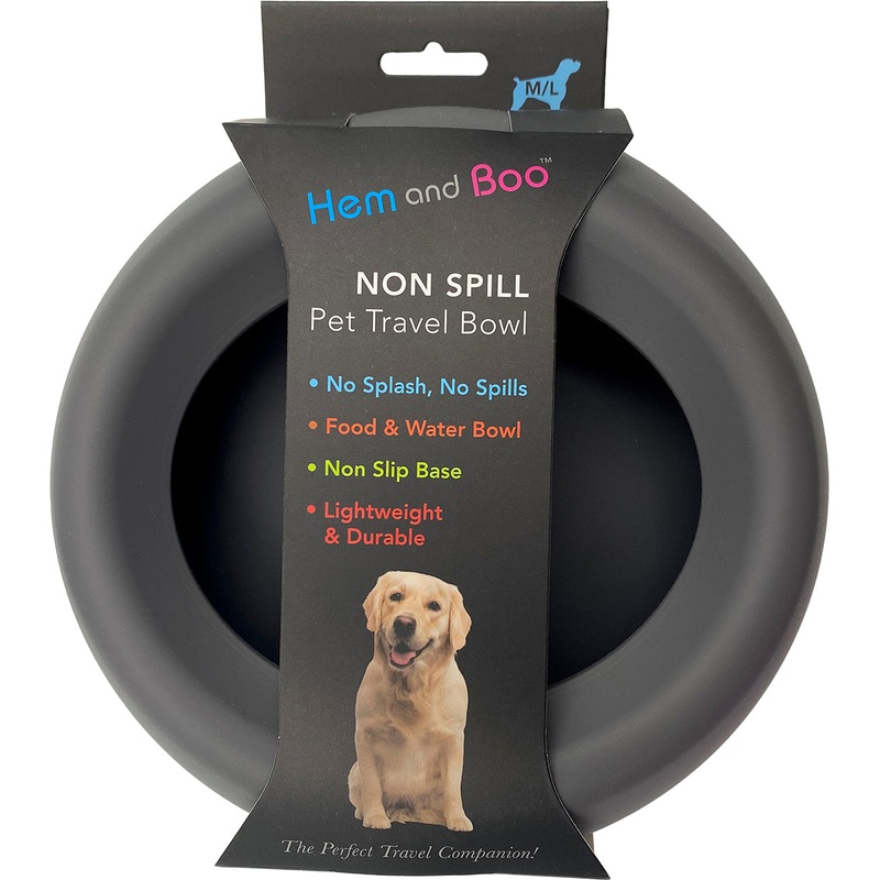 Silicon Non Splill Travel Bowl - Medium/Large