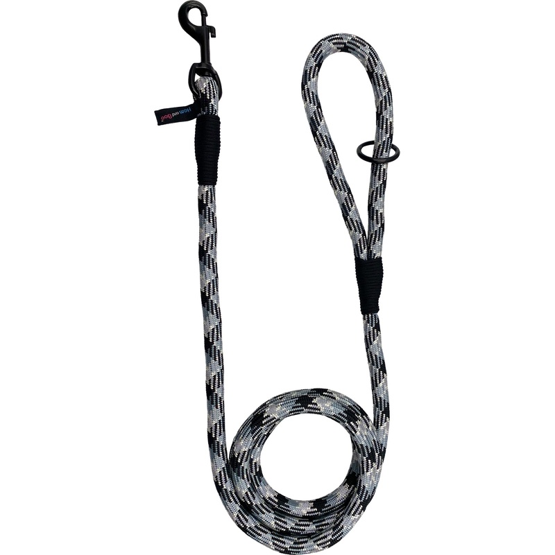 Sports Performance Rope Trigger Lead Black Grey 1.4 x 180cm