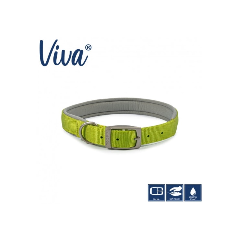20" Ancol Nylon Collar Lime Size 5