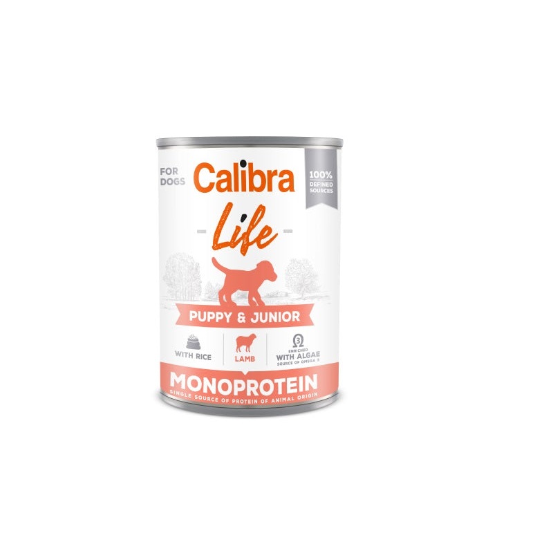 Calibra Dog Life Can Puppy & Junior Lamb & Rice