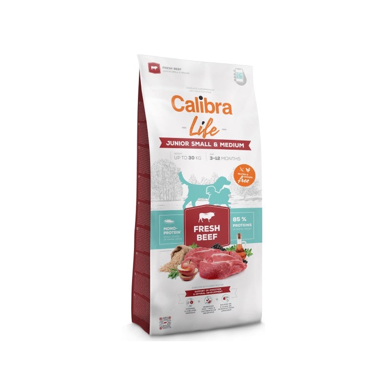 Calibra Dog Life Junior Small & Medium Fresh Beef