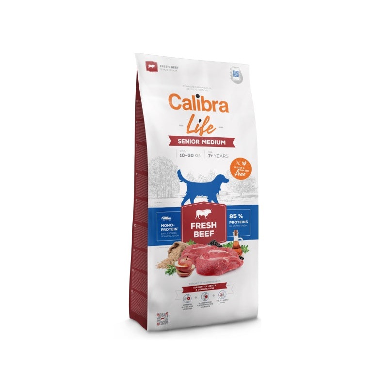 Calibra Dog Life Senior Medium Fresh Beef