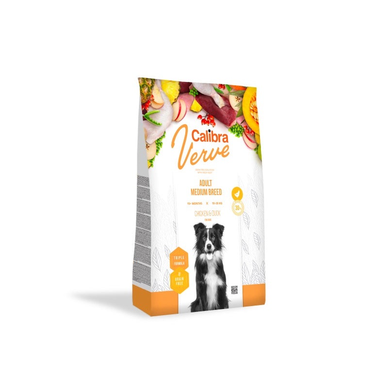 Calibra Dog Verve GF Adult Medium Chicken & Duck