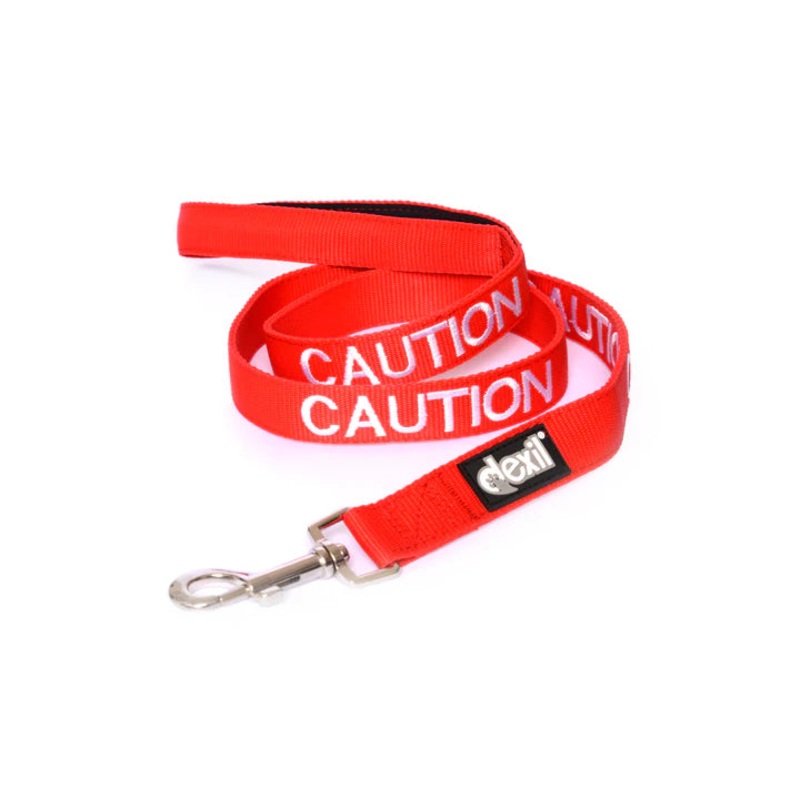 "Caution" Dog Lead by Friendly Dog Collars