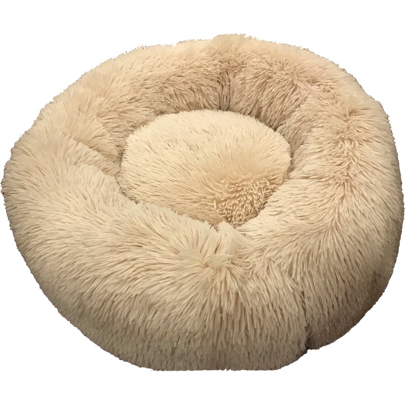 Hembo Super Fluffy Round Dog Bed 24"