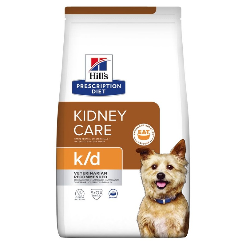 Hill's Prescription Diet k/d Kidney Care Dry Dog Food with Chicken 12kg