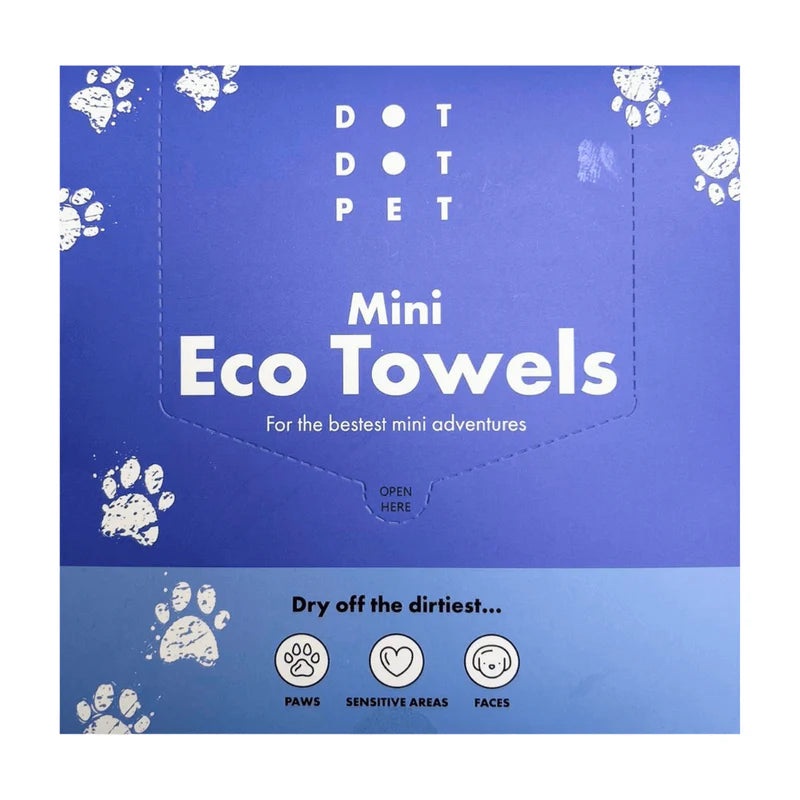 DotDotPet Mini Eco Dog Towels (10pk)