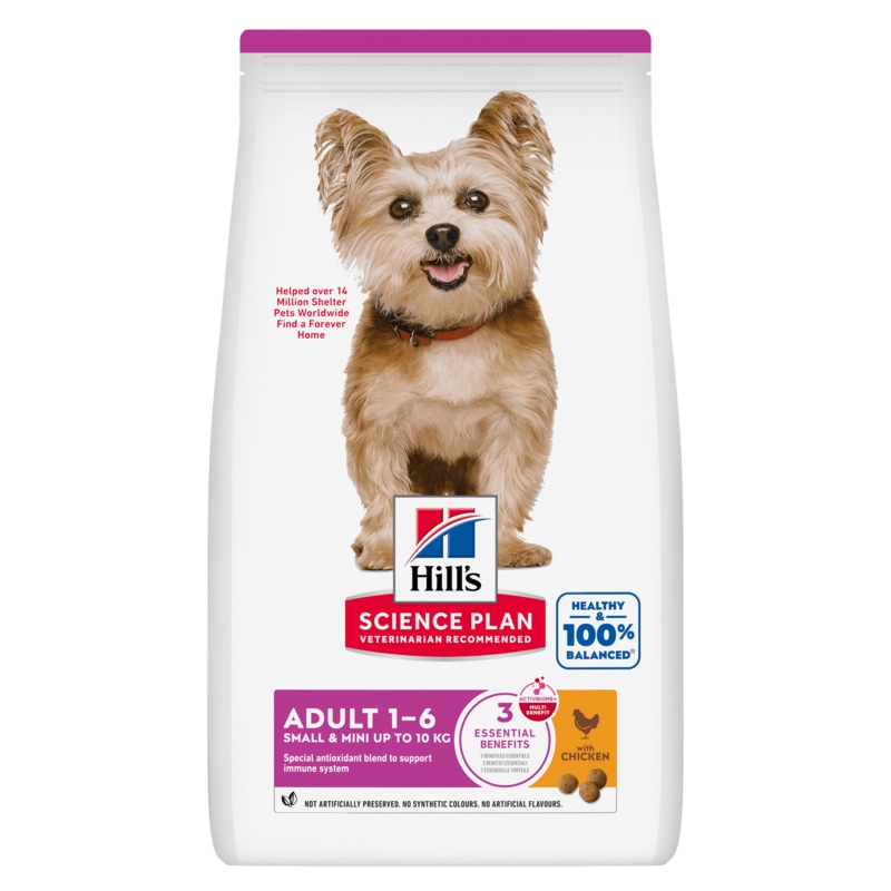 Hill's Science Plan Adult Small & Mini Dry Dog Food Chicken Flavour 3kg
