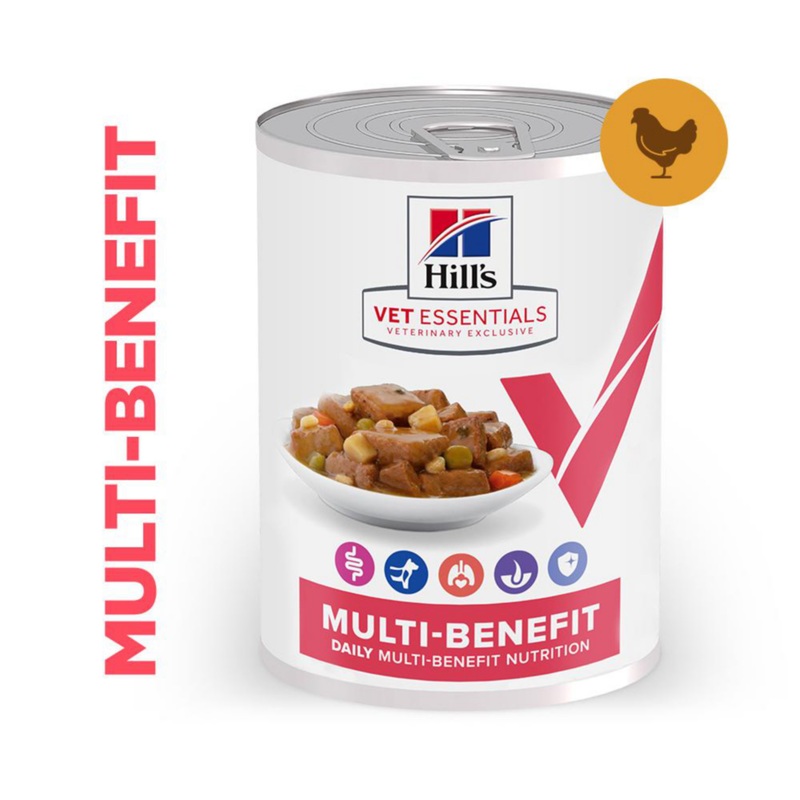 Hill's VET ESSENTIALS MULTI-BENEFIT Adult Wet Dog Food with Tender Chicken & Vegetables