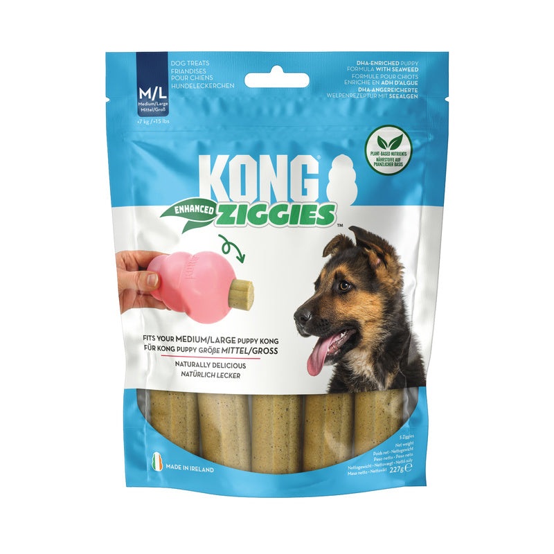 KONG Ziggies Enhanced Puppy Medium/Large